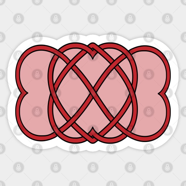 Celtic Knot Heart Valentine Sticker by skauff